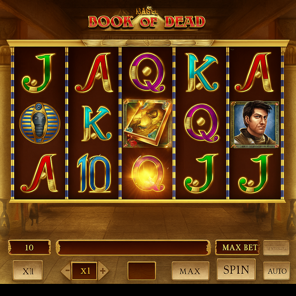 Manga Casino - Book of Dead Slot Game