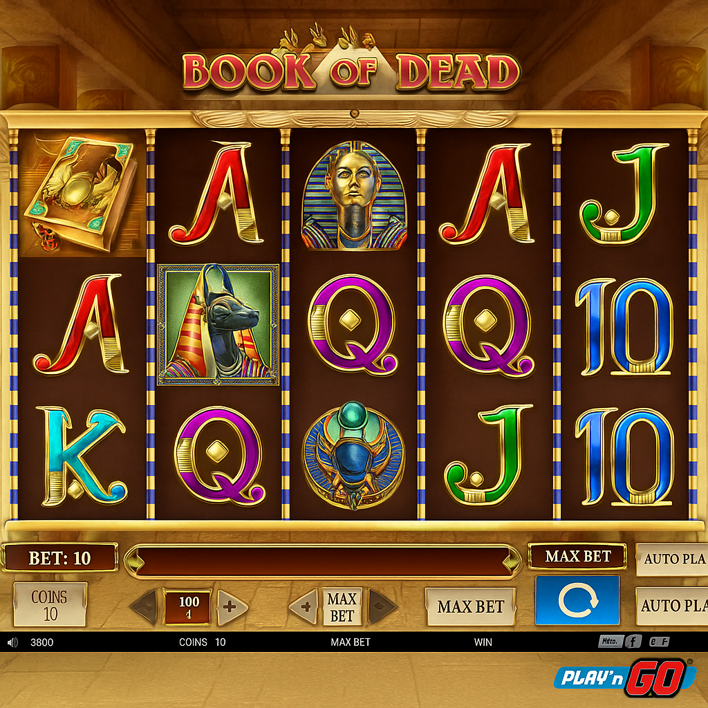 Manga Casino - Book of Dead Slot Game