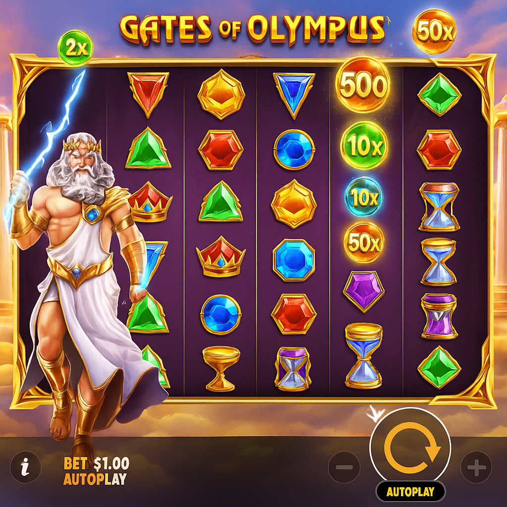 Manga Casino - Gates of Olympus Slot Game